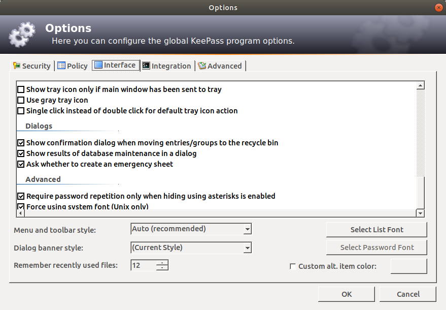 keepass2 ubuntu 20.04