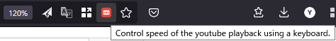 Youtube Playback Speed Control