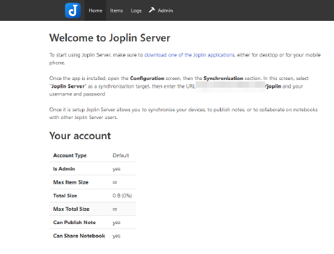 Joplin Server